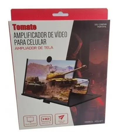 AMPLIFICADOR DE VIDEO PARA CELULAR AMPLIADOR DE TELA 12" TOMATE MTG-077
