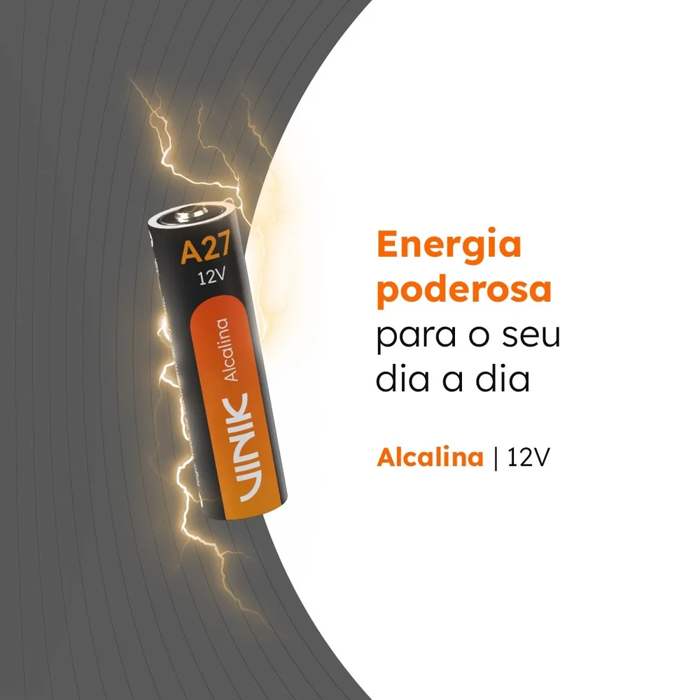 BATERIA ALCALINA A27 12V VB27B5 VINIK