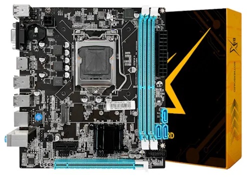 PLACA MAE H61 LAN 10/100/1000 1155 - BRX