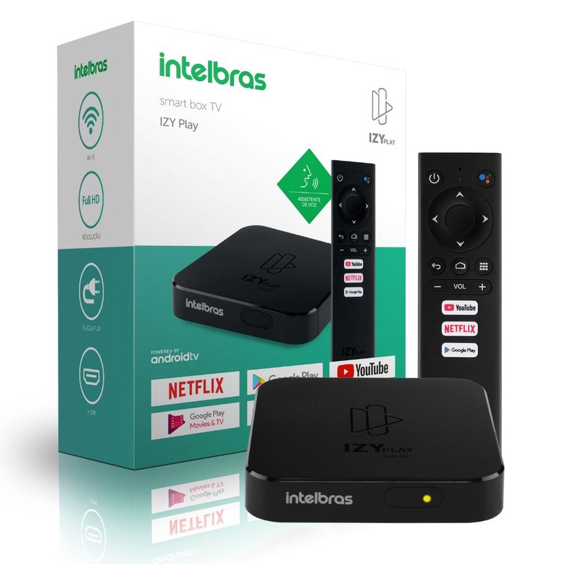ANDROID TV SMART BOX IZY PLAY4143010 INTELBRAS