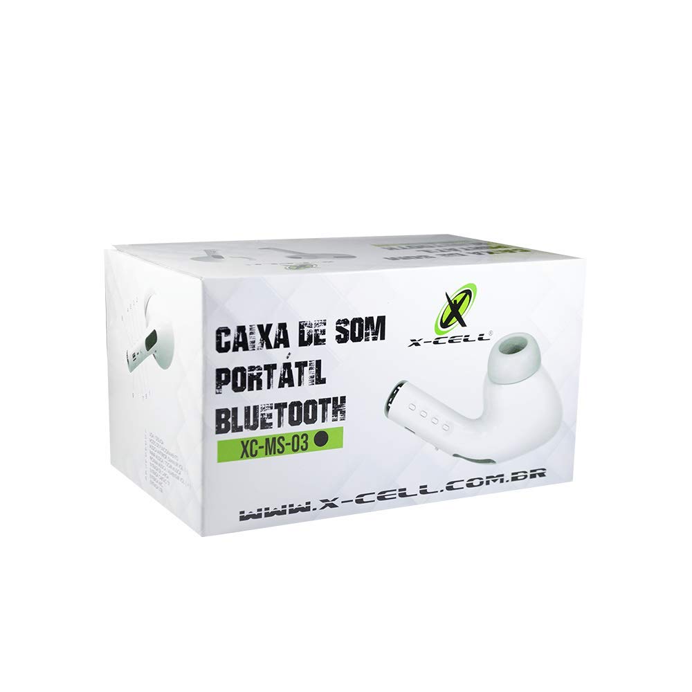 CAIXA DE SOM PORTÁTIL BLUETOOTH XC-MS-03 85W AUX USB TFMIC X-CELL