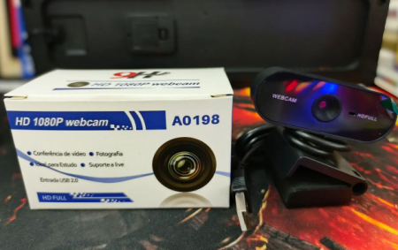 WEBCAM GENERICA 1080P COM MICROFONE A0198