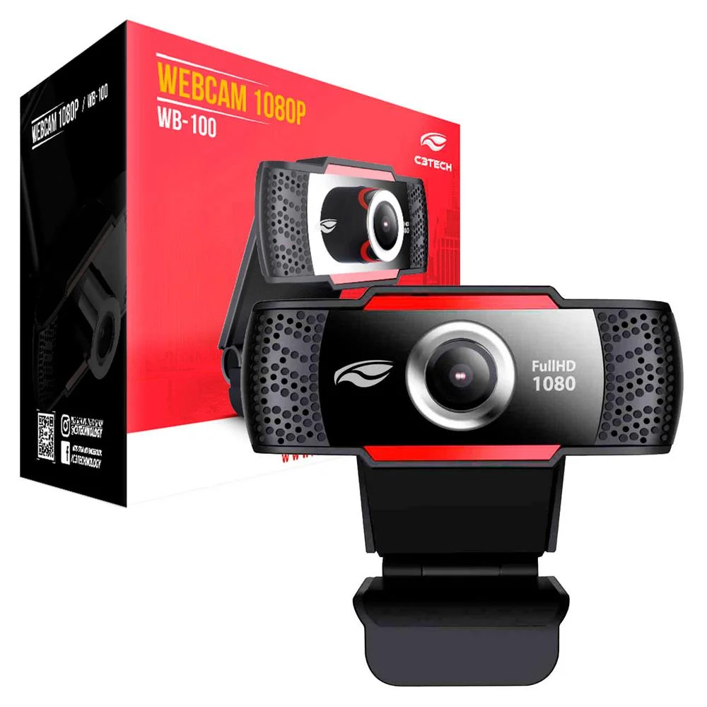 WEBCAM FULL HD 1080P WB-100BK C3 TECH