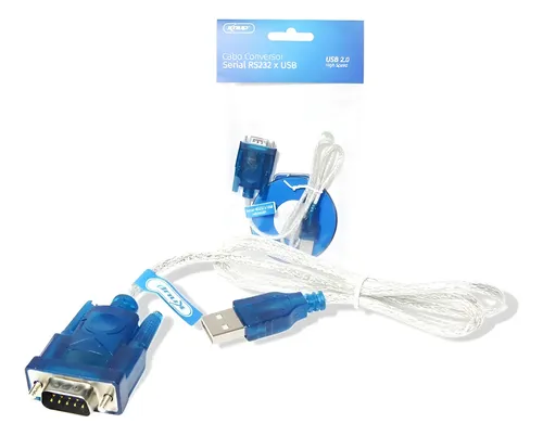CABO ADAPTADOR SERIAL RS232 DB9 X USB KP-AD007 - KNUP