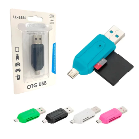 LEITOR DE CARTAO USB/MICRO USB 2.0 IT-BLUE LE-5555