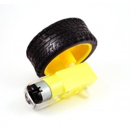 KIT MOTOR DC 3-6V - RODA 68MM