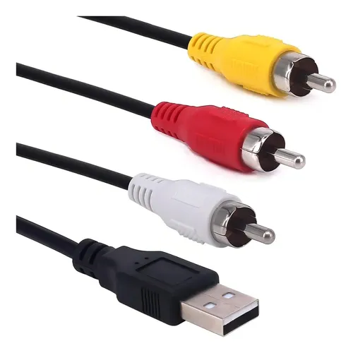 CABO DE AUDIO E VIDEO USB/3RCA YN-620-45-1