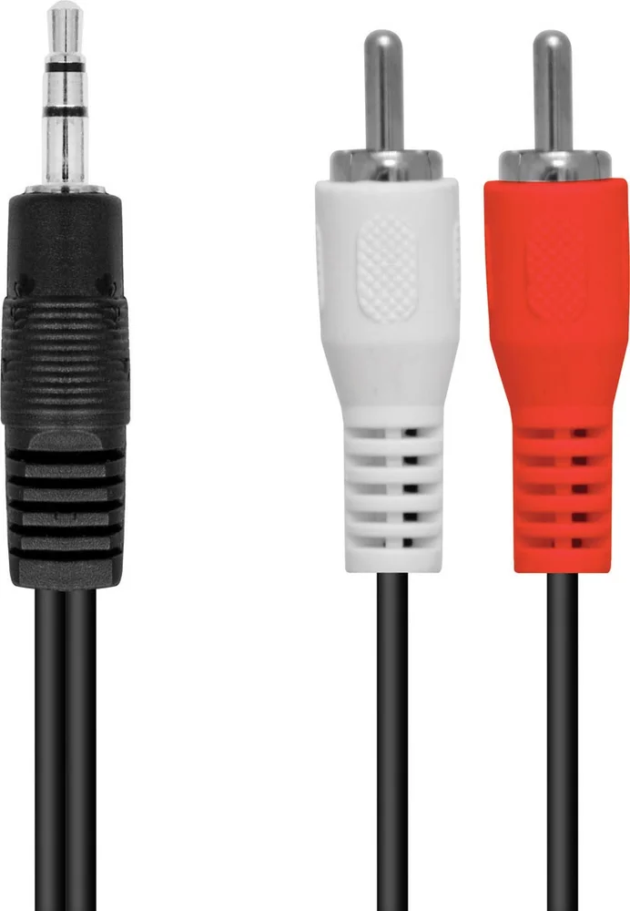 CABO AUXILIAR AUDIO 2 RCA X P2 3.5 STE 2R35S-15 AVULSO