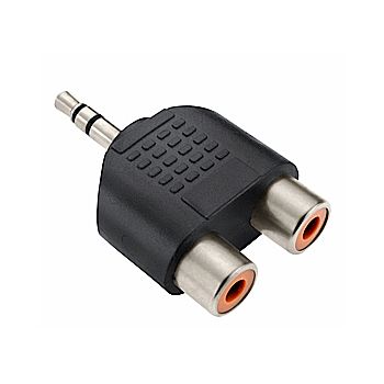 ADAPTADOR PLUG 2 RCA FEMEA X P2 MACHO