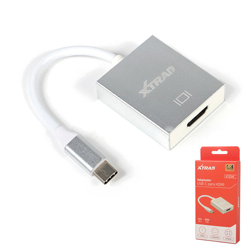 ADAPTADOR USB-C PARA HDMI XT2214 XTRAD