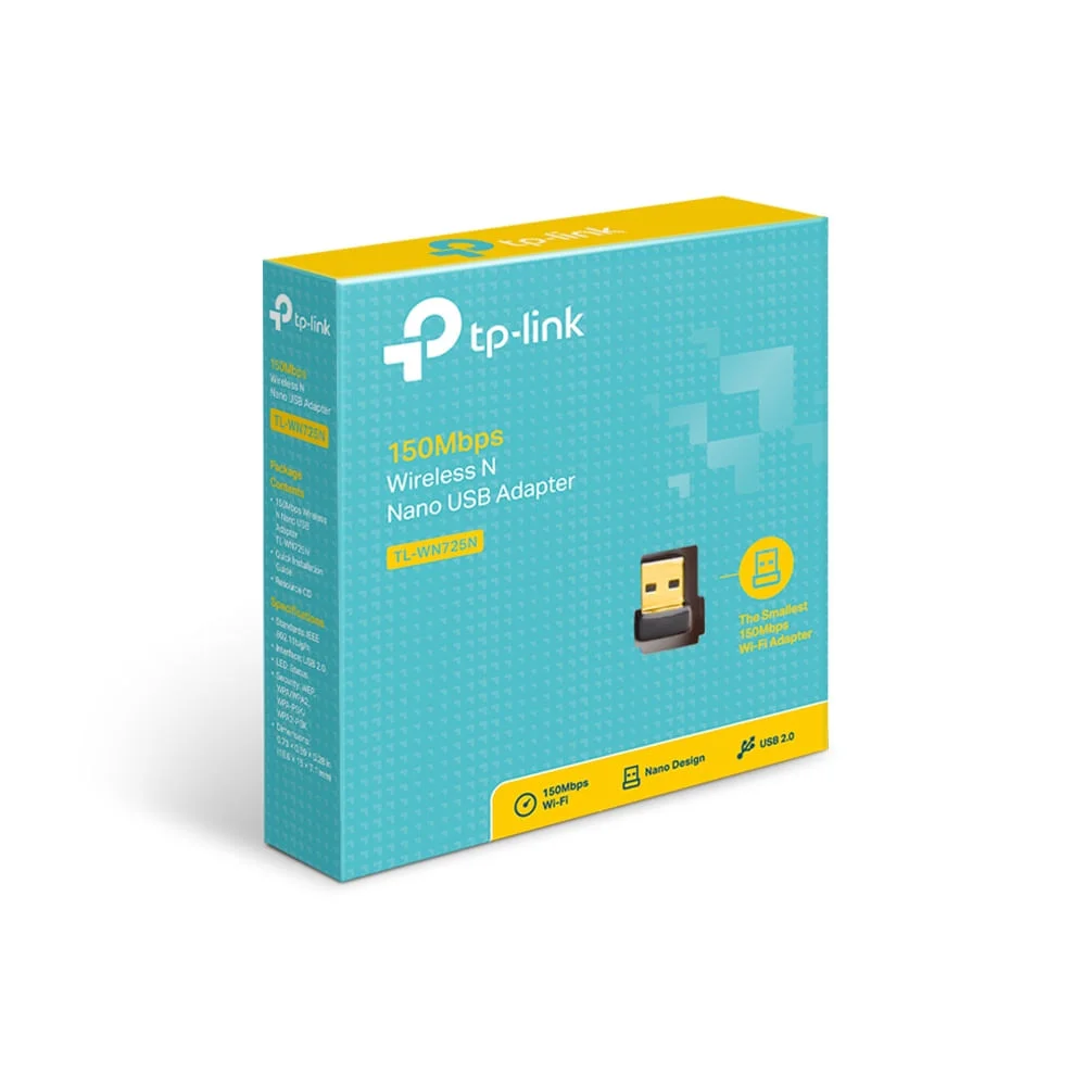 ADAPTADOR WIRELESS USB 150MBPS TL-WN725N TP-LINK