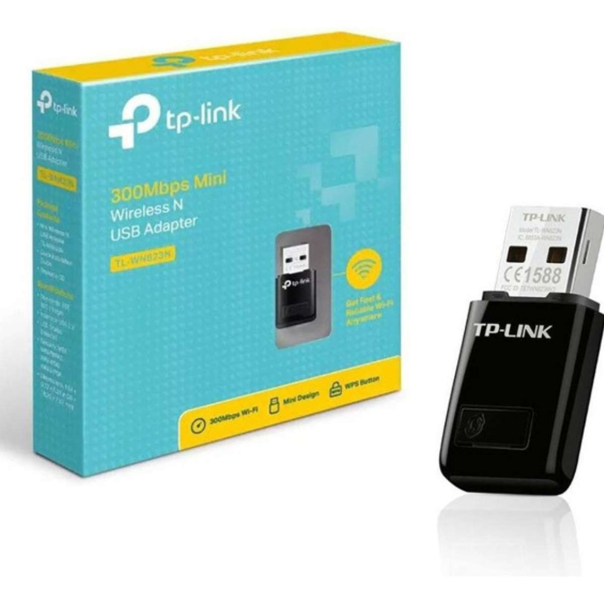 ADAPTADOR WIRELESS USB 300MBPS TL-WN823N TP-LINK