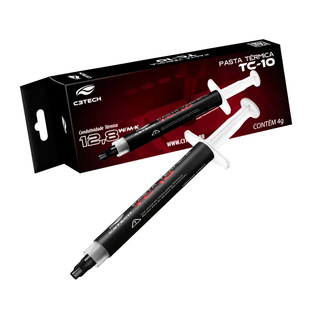 PASTA TERMICA TC-10 12,8W/M-K 4G C3 TECH