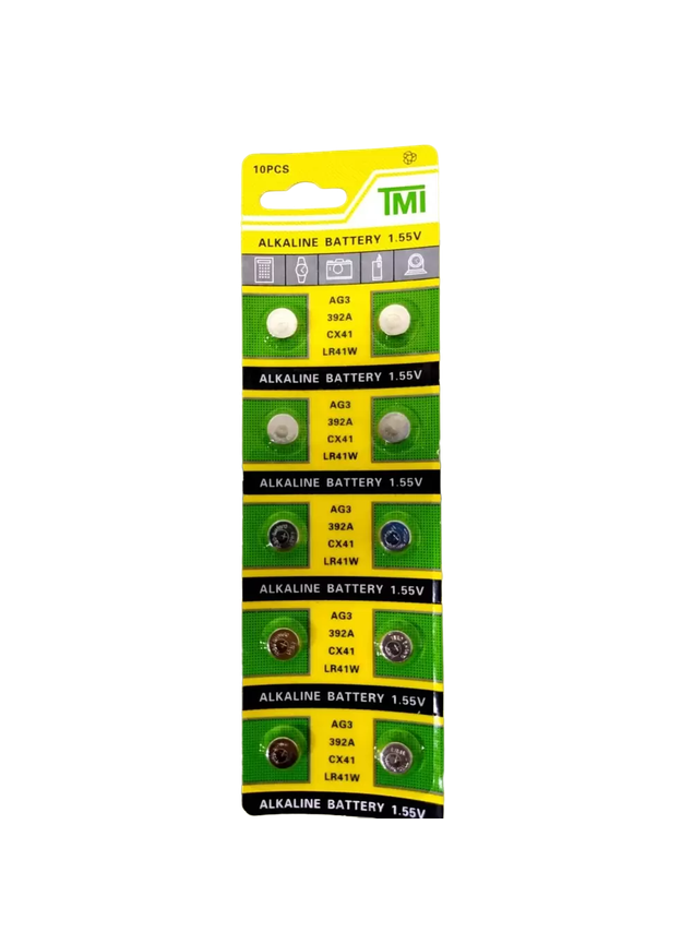 BATERIA ALCALINA 1.55V AG3 392A CX41 LR41W