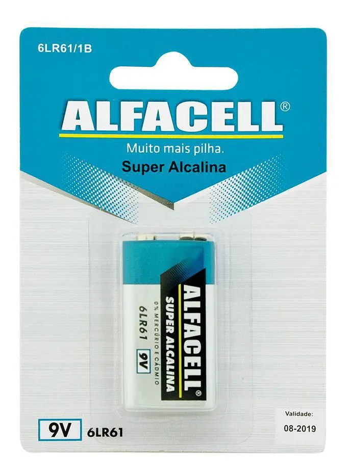 BATERIA ALCALINA 9V ALFACELL 6LR611B