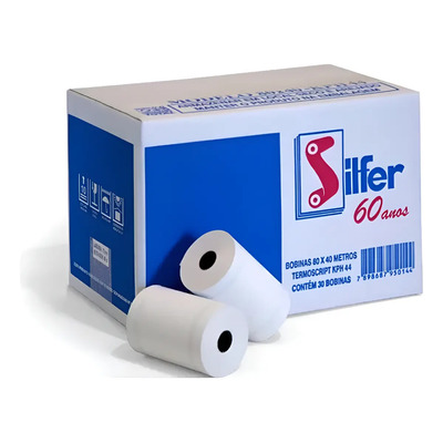 BOBINA TERMICA SALMAO TERMOSCRIPT KPR 48G 80X40M SILFER