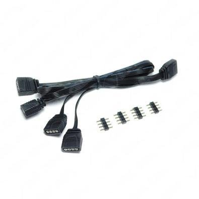 CABO ADAPTADOR DE ENERGIA MOLEX ARGB 5V 4 SAID. 3 PINOS 50CM P/COOLER CM-54 DEX