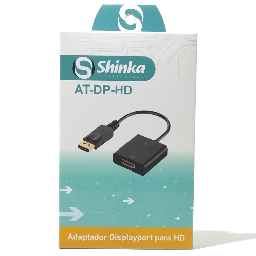 CABO ADAPTADOR DISPLAY PORT X HDMI FEMEA AT-DP-HD SHINKA