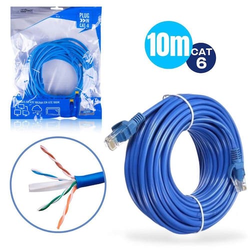 CABO DE REDE CAT6 10M MBTECH GB51235