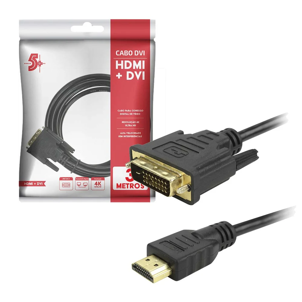 CABO DVI-D 24 + 1 X HDMI MACHO 3M XT-5138 XTRAD