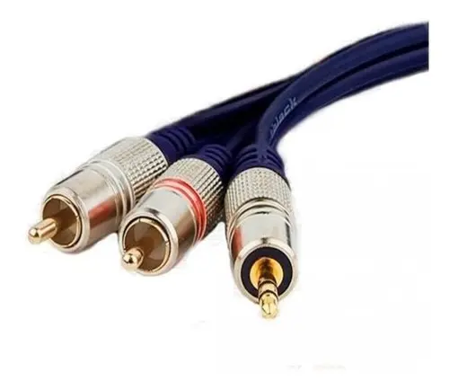 CABO P1 ESTEREO X 2 RCA 1.8M TBLACK