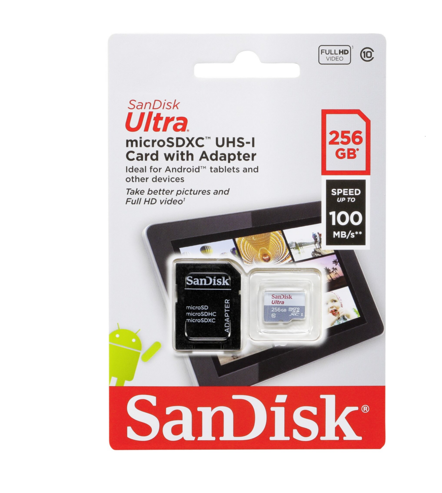 CARTÃO DE MEMÓRIA 256GB CLASS10 SDSQUNR-256G-GN6TA SANDISK