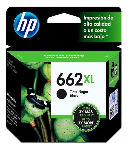 CARTUCHO HP 662XL CZ105AB PRETO 6.5ML