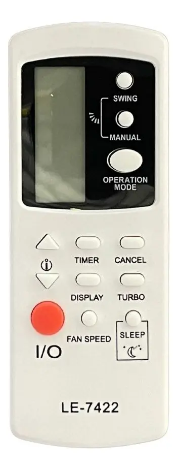 CONTROLE DE AR CONDICIONADO PHILCO GALANZ LE-7422 LELONG
