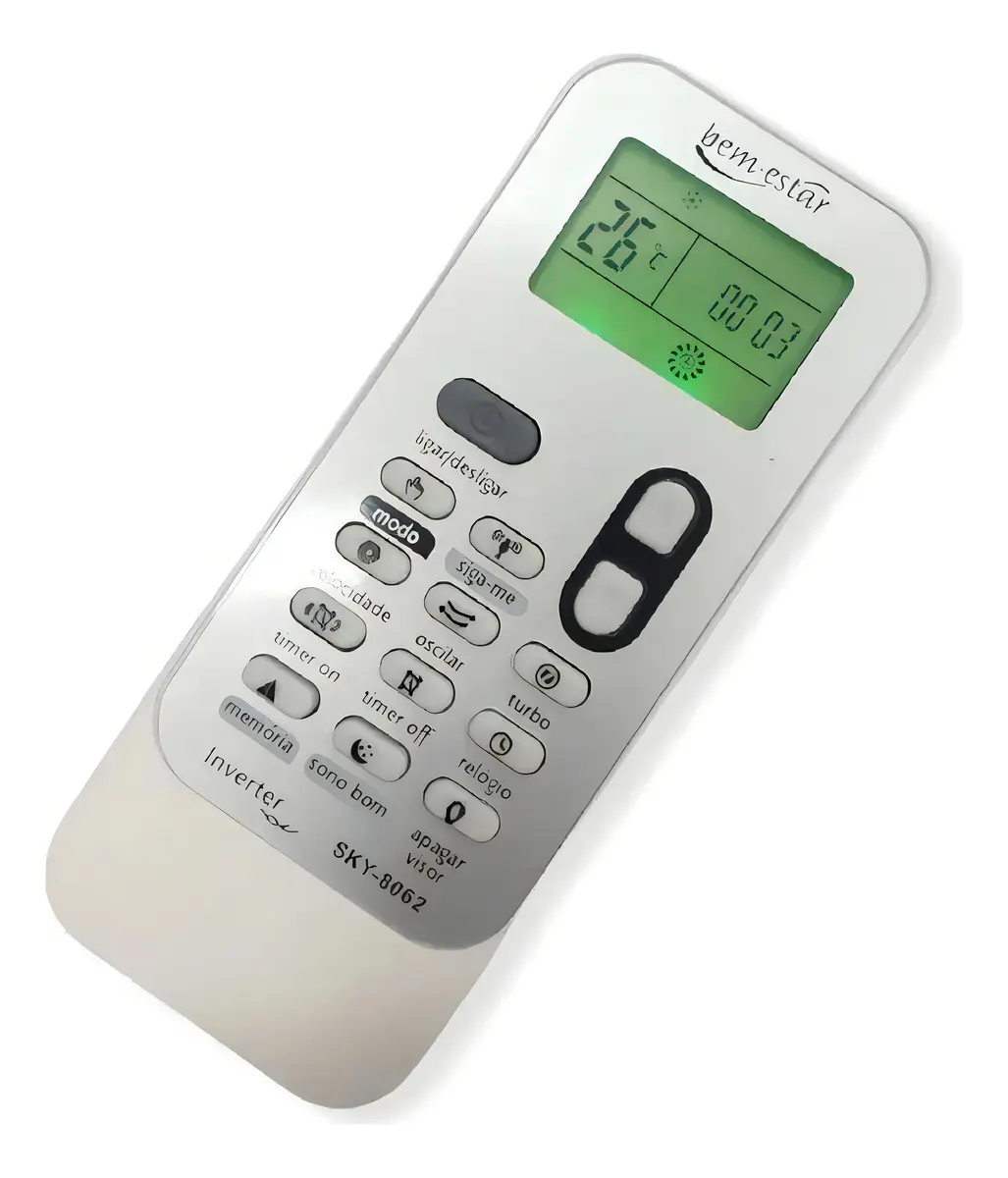 CONTROLE REMOTO AR CONDICIONADO CONSUL SKY-8062