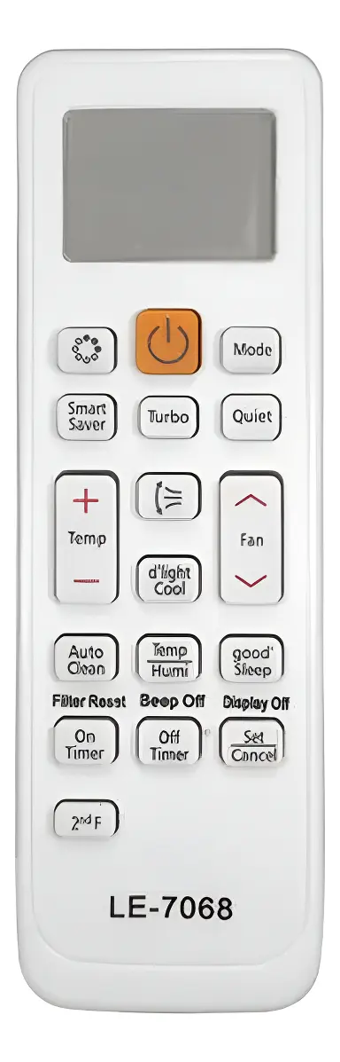 CONTROLE REMOTO AR CONDICIONADO SAMSUNG FBG-7068
