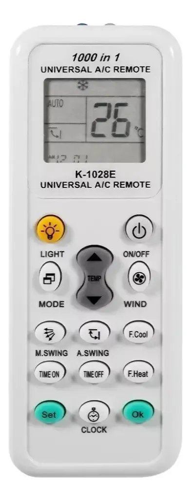 CONTROLE REMOTO AR CONDICIONADO UNIVERSAL LHS-7419 SKY-9023