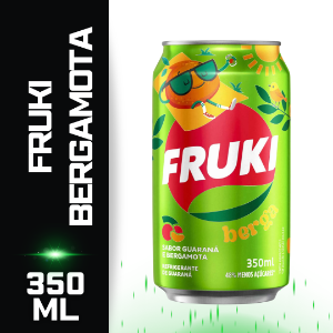 REFRIGERANTE FRUKI LATA 350 ML BERGAMOTA