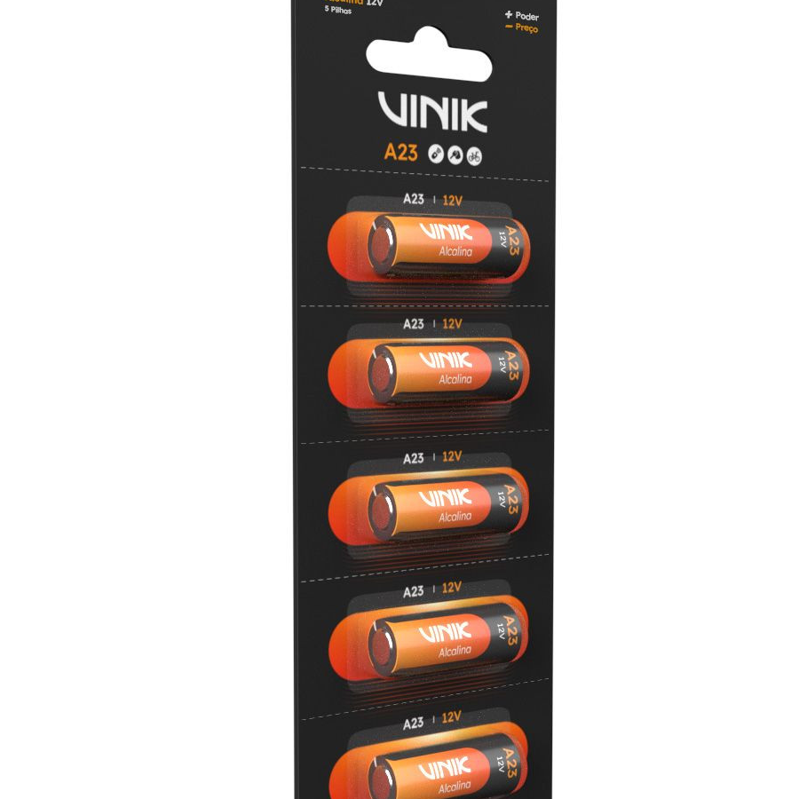 BATERIA ALCALINA A23 12V VBA23B5 VINIK
