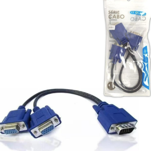 CABO VGA MACHO X 2 VGA FEMEA 20CM IT-BLUE LE-5514