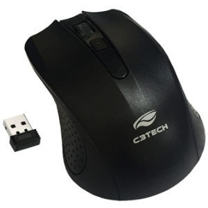 MOUSE WIRELESS M-W20BK PRETO C3 TECH