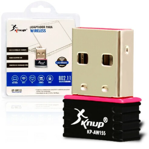 ADAPTADOR USB WIRELESS 2.4GHZ 802.11 KP-AW155 KNUP