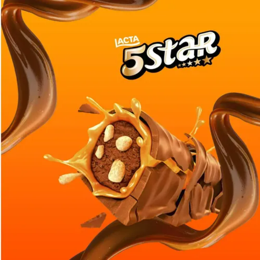 CHOCOLATE LACTA 5STAR 40G