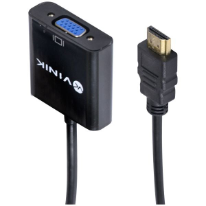 ADAPTADOR CONVERSOR  VIDEO HDMI MACHO P/ VGA FEMEA 30CM 26116 VINIK