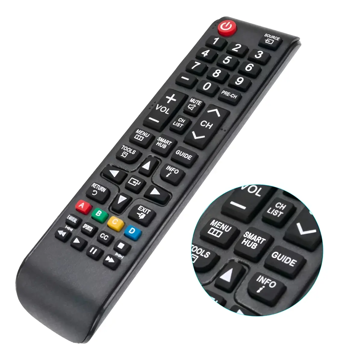 CONTROLE TV SAMSUNG C/ TECLA FUTEBOL LE-7003