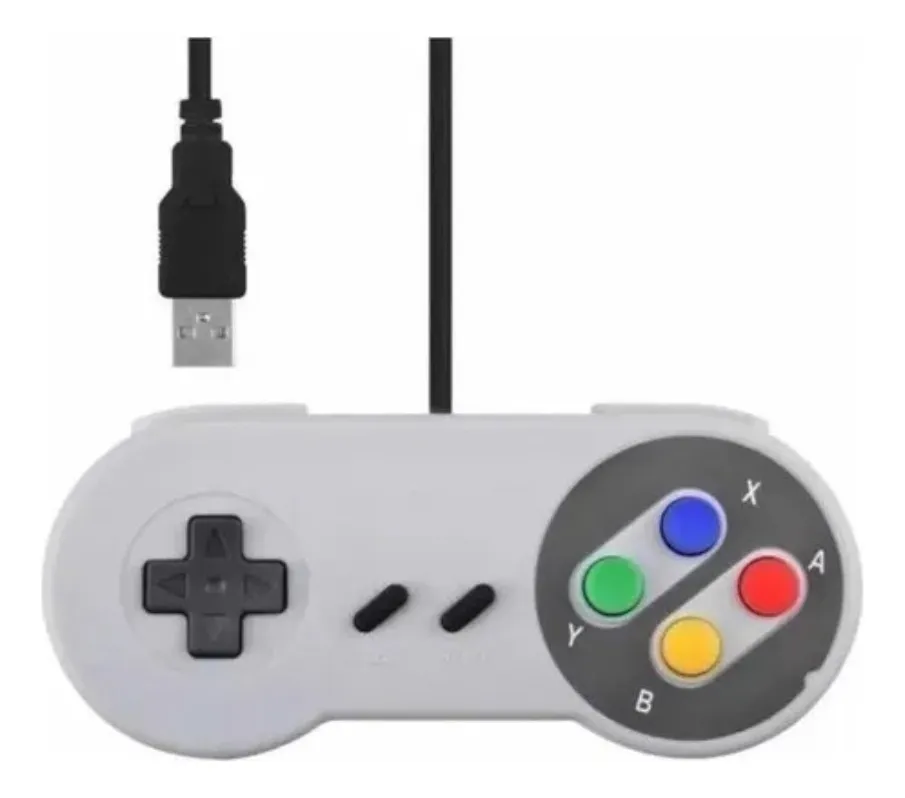 CONTROLE USB CR-009 NINTENDINHO SNES PC