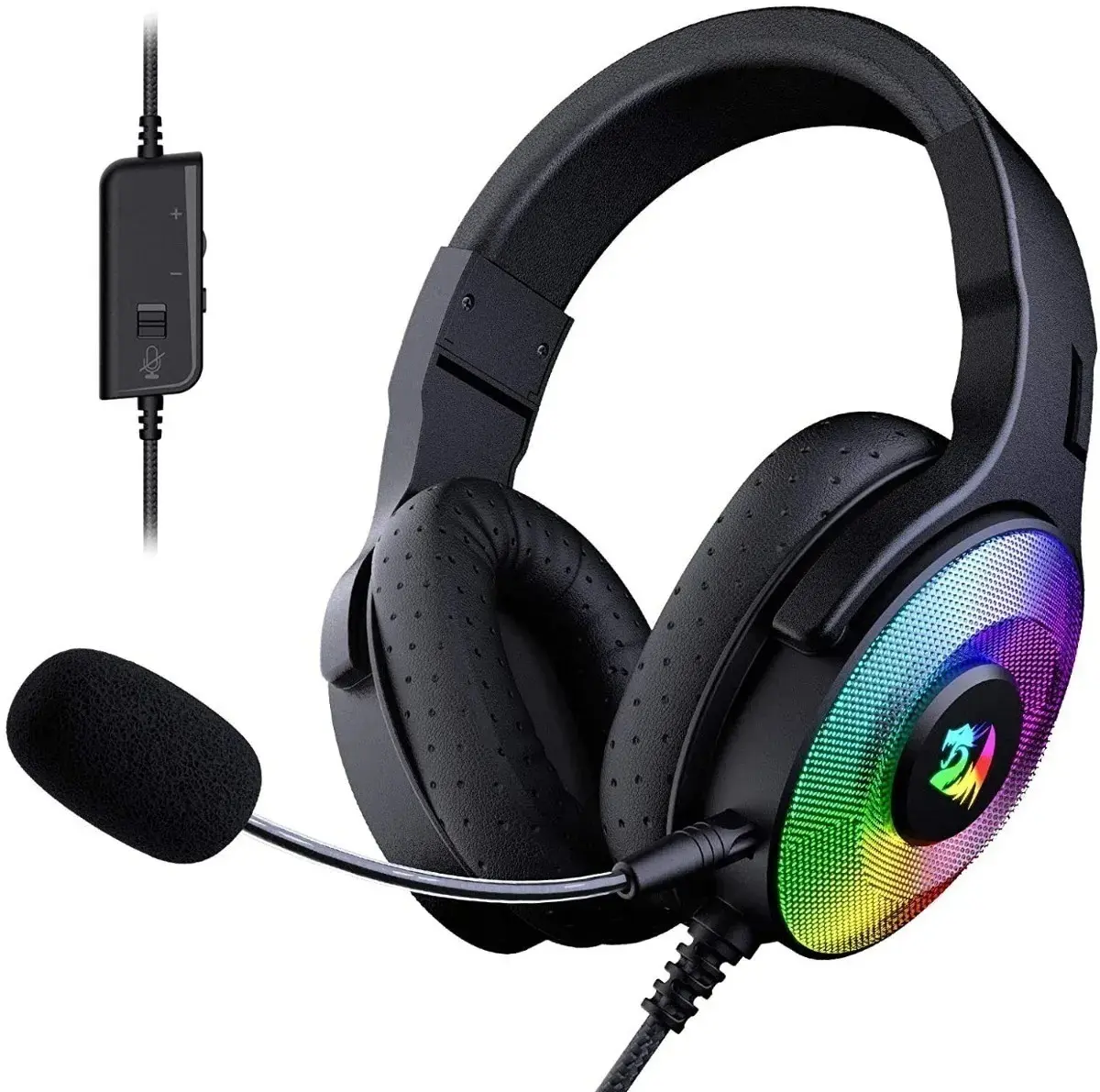 FONE DE OUVIDO HEADSET GAMMING USB 7.1 PANDORA H350RGB REDRAGON