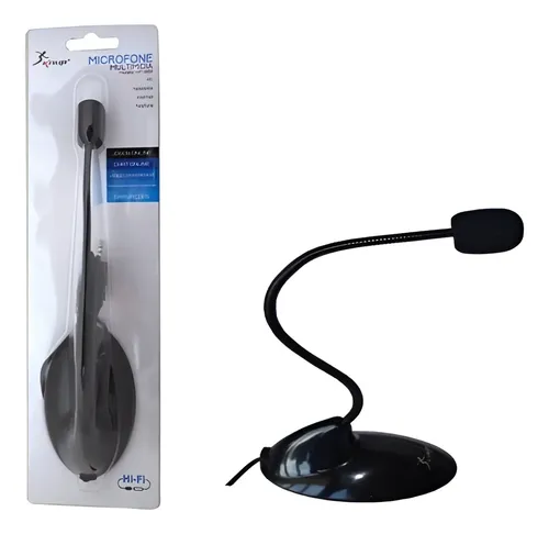 MICROFONE PEDESTAL P2 P/ PC E NOTEBOOK KP-903 KNUP