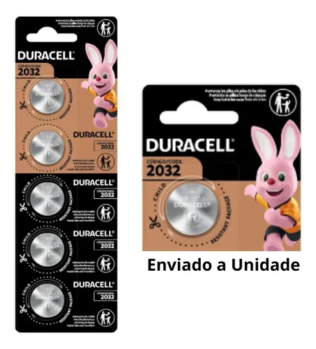 PILHA MOEDA LITHIUM 3V CR2032 DURACELL