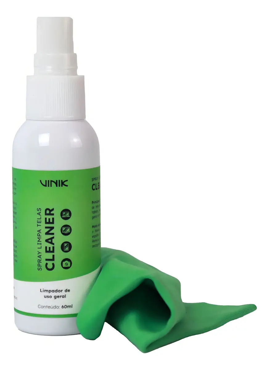 LIMPA TELAS CLEAN 60ML COM FLANELA VKKIT60 VINIK