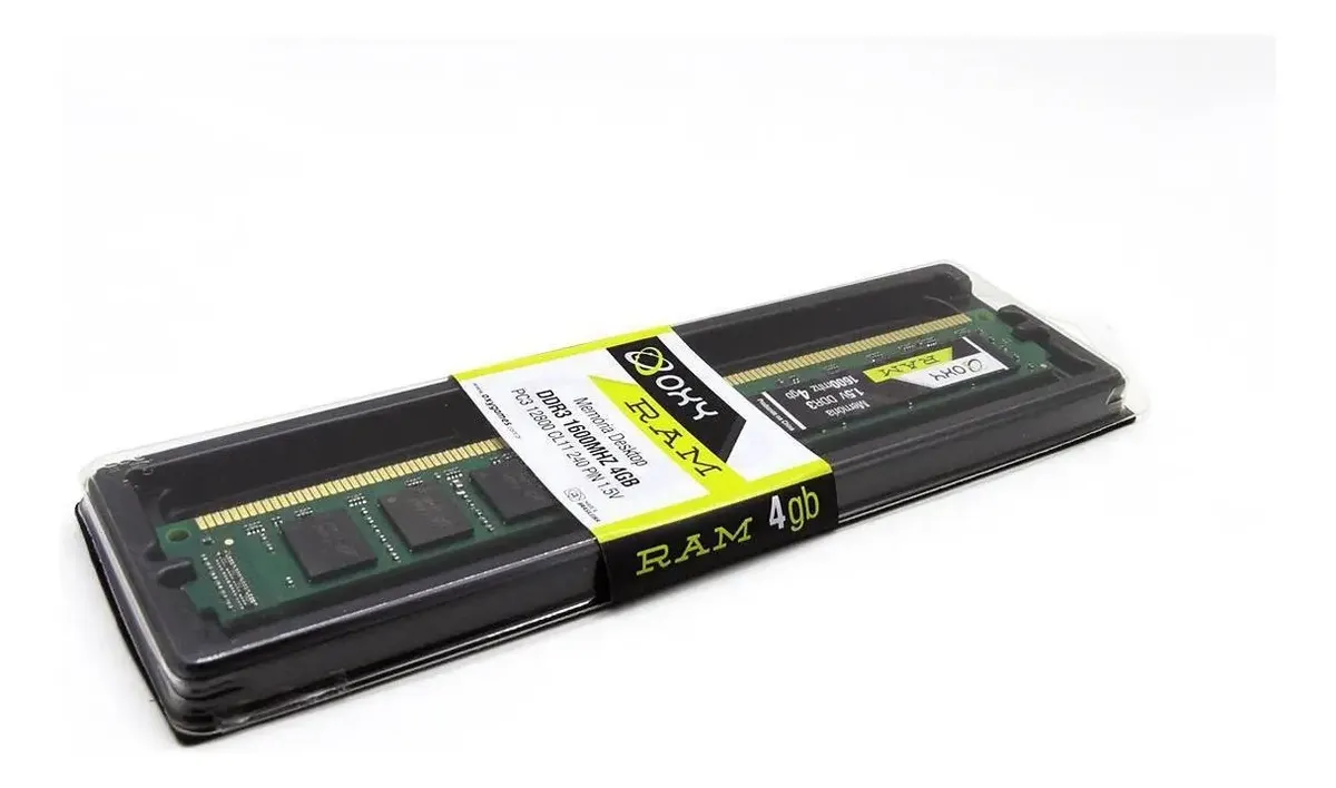 MEMORIA PARA NOTEBOOK 4GB DDR3L 1600MHZ OXY 1.35V