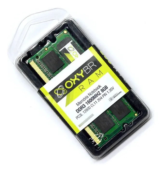 MEMORIA RAM NOTEBOOK DDR3L 1600MHZ 8GB 1.35V - OXYBR