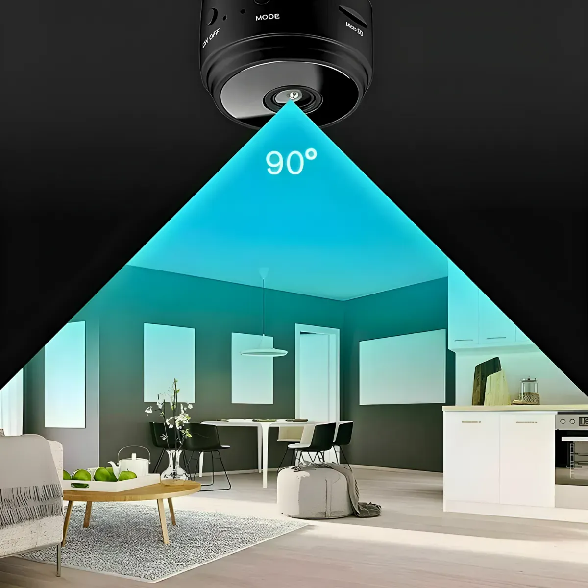 MICRO CAMERA ESPIA MONITORAMENTO SEGURANÇA WIFI IMA LEOSMART A9