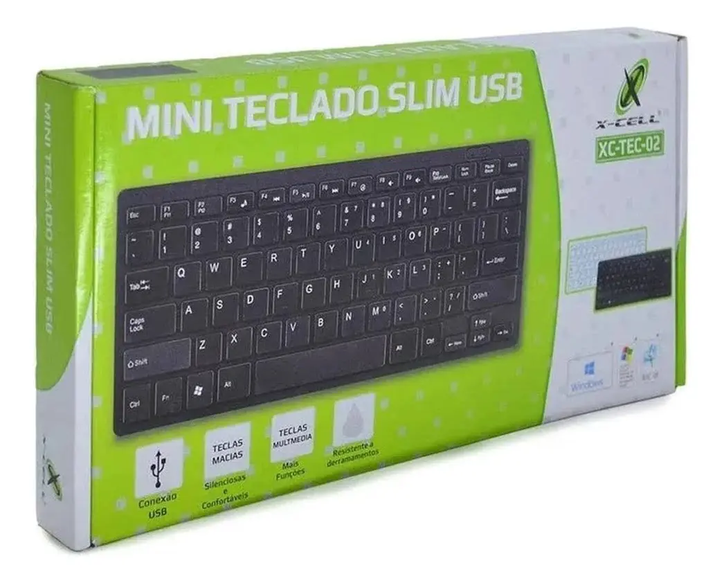MINI TECLADO USB PARA COMPUTADOR XC-TEC 2 X-CELL