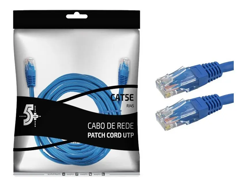 PATCH CORD CAT.5E 15M AZUL 018-1066 - 5+
