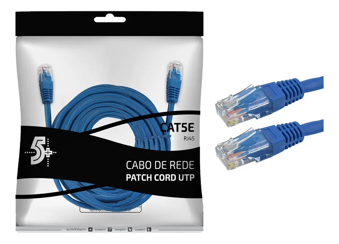 PATCH CORD CAT.5E 25M AZUL 018-1064 - 5+